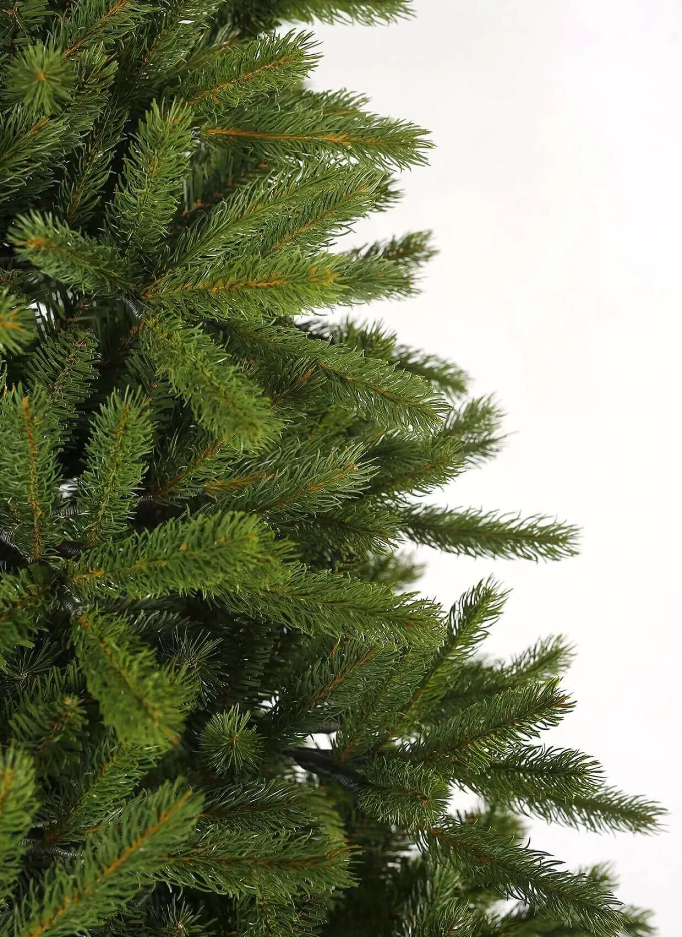 King Of Christmas 12' King Fraser Fir Artificial Christmas Tree With 2300 Warm White & Multi-Color LED Lights- Realistic | Pre-Lit