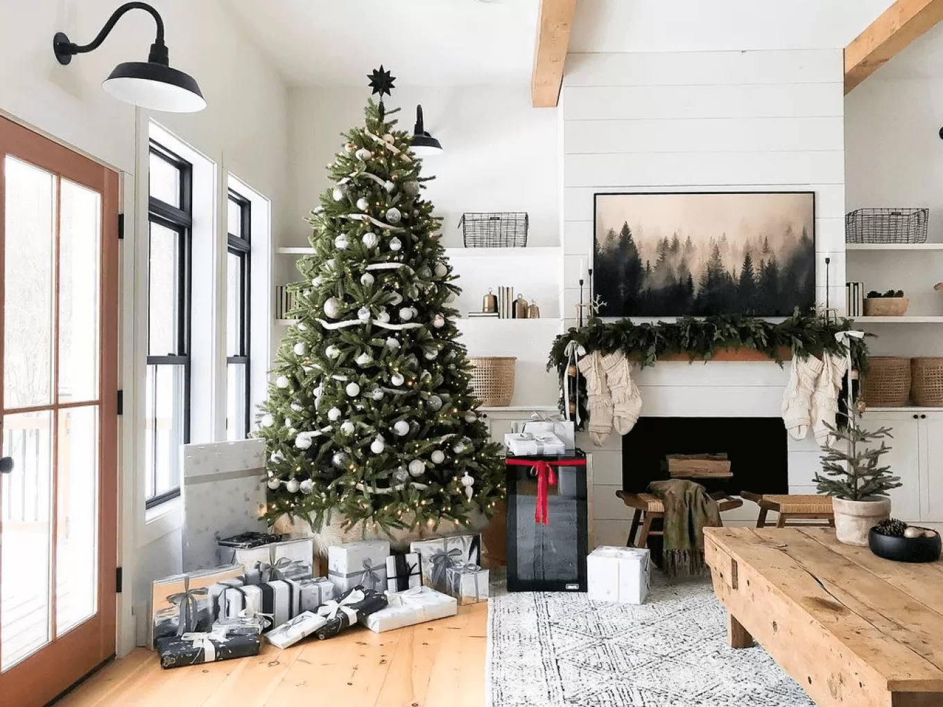 King Of Christmas 12' King Fraser Fir Artificial Christmas Tree With 2300 Warm White & Multi-Color LED Lights- Realistic | Pre-Lit
