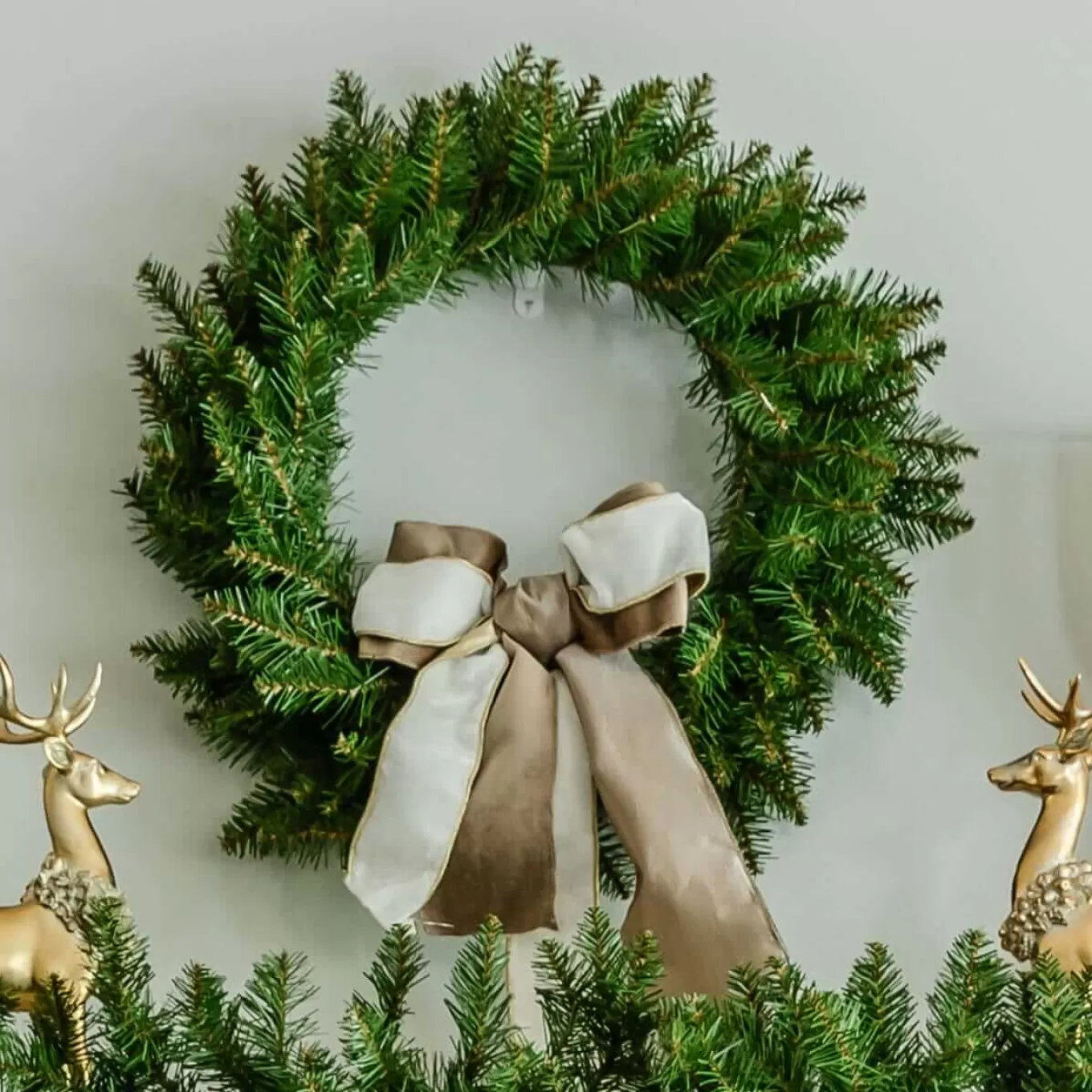King Of Christmas 24" Yorkshire Fir Wreath Unlit- Wreaths | 24 Inch