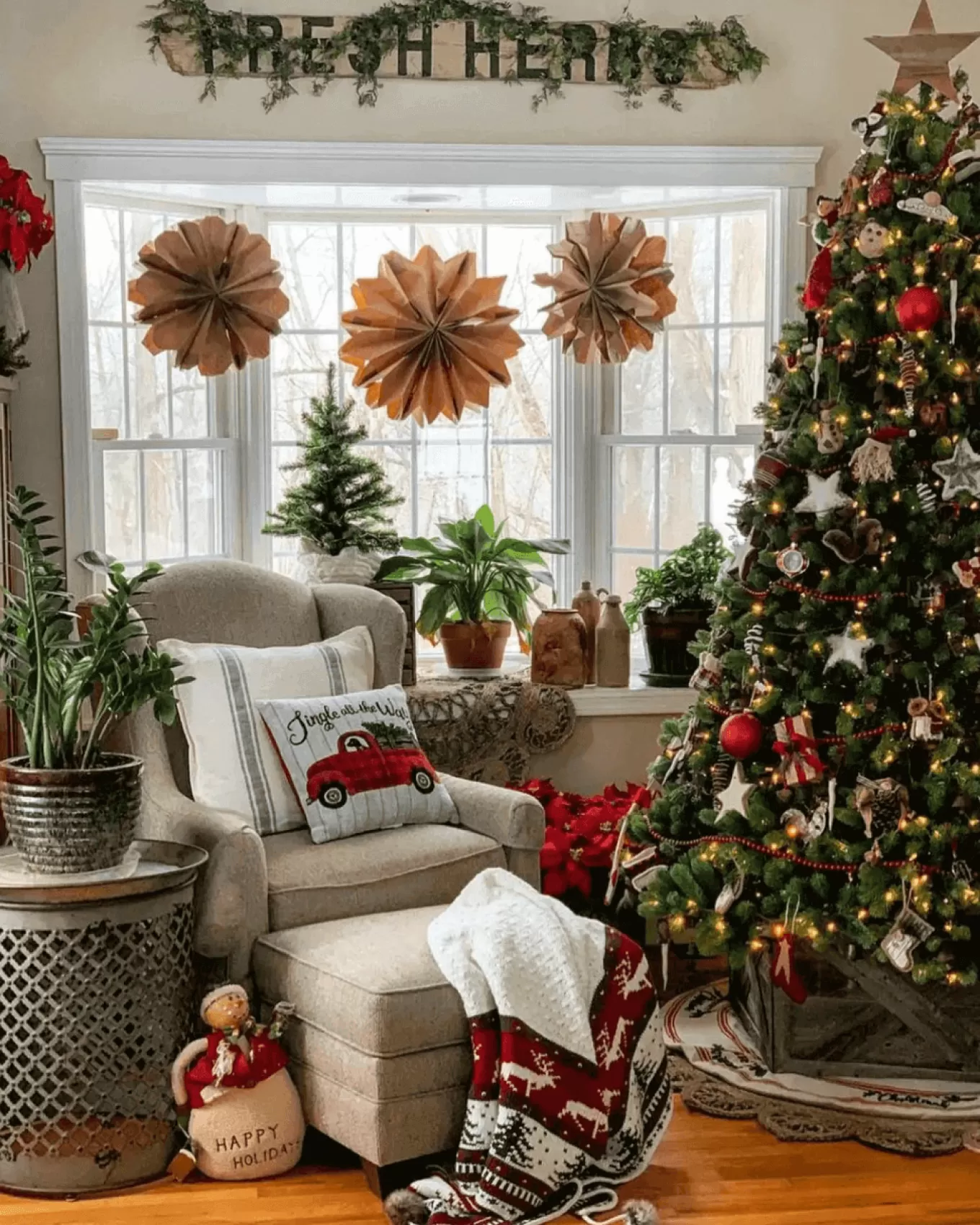 King Of Christmas 7.5' Royal Fir Artificial Christmas Tree With 1000 Warm White & Multi-Color LED Lights- Realistic | Full