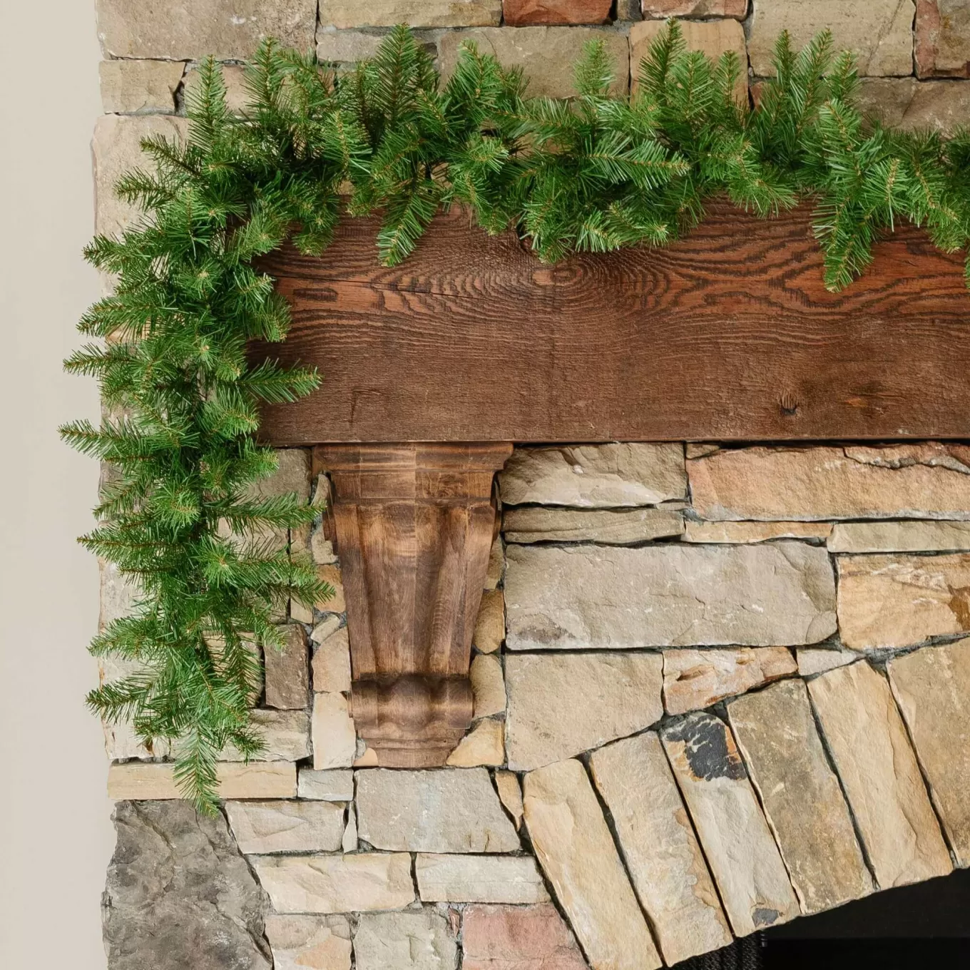 King Of Christmas 9' X 12" Yorkshire Fir Garland Unlit- Garlands | 9' X 12"